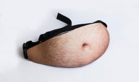 Original kidney bag in the form of a BEER BELLY