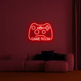 Осветително лого NEON LED табела - мотив GAMER 75см