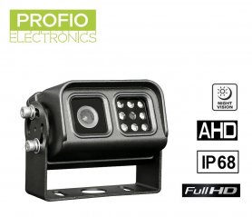 1080P AHD वाटरप्रूफ पिछला वाहन कैमरा IP68 और 120° कोण + 8 IR LED