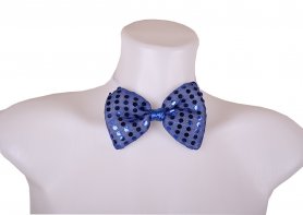Светодиодна вратовръзка за мъже - синя