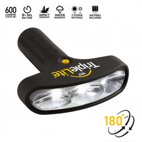 Erős zseblámpák LED -es világításhoz - 180 ° széles - TripleLite akár 600 lumen