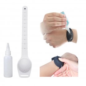 Bracelet portable pour solution désinfectante 10 ml (pour la désinfection des mains)