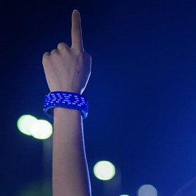 LED Multicolored luminous bracelet - 9 modes to choose