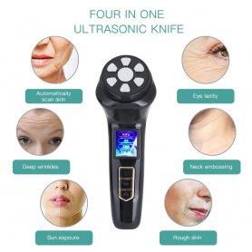Peranti mesin hifu mini 4 dalam 1 - alat ultrasound meremajakan terbaik untuk kulit muka