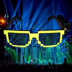 Leuchtende Sonnenbrille für Party und Rave