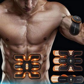 Stimulateur musculaire EMS 3 pièces pour ventre, épaules et jambes - Unisexe