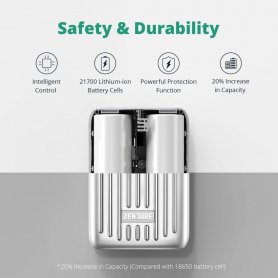 Pengecas mudah alih SuperMini Power Bank 10000 mAh - USB-A + USB-C