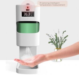 Dispenser automatik tanpa sentuh - 1L + meter suhu badan