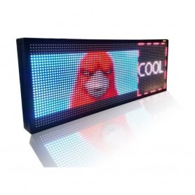 Telão LED de ecrã grande - a cores 100 cm x 27 cm