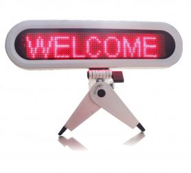 Car window display LED - Red - width 28 cm, 12 V