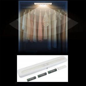 Ljus med rörelsesensor 28cm - drivs av 3x 1,5V AA-batterier + automatisk påslagning