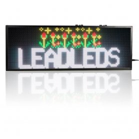 Promo LED-skjermpanel 76 cm x 27 cm - 7 RGB-farger