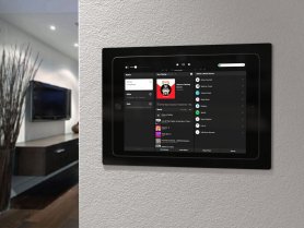 Estação de ancoragem ipad para montagem na parede - iPad 10,2 - 10,5" (preto fosco)