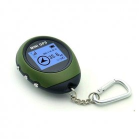 Pencari gantungan kunci - Navigator GPS mini dengan layar 1,5" - Navigasi untuk mendaki