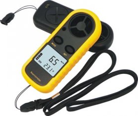 Anemometer (pengukur kecepatan angin) + Termometer