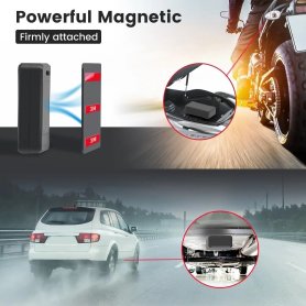 車用 GPS ロケーター 4G 防水 マグネット付き + バッテリー 10000 mAh + 音声リスニング