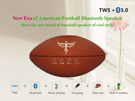 American football míč - Malý přenosný bluetooth reproduktor na mobil - 1x3W