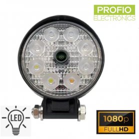 8 LEDS के साथ कार्यशील प्रकाश पूर्ण HD कैमरा 100 मीटर + IP68 तक प्रकाशित करता है