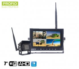 Kamera cofania z monitorem bezprzewodowy zestaw AHD WiFi 1x monitor AHD 7 "+ 1x kamera HD