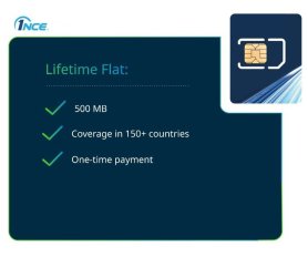 Tarjeta SIM de viaje internacional 2G/3G/4G/LTE con 500MB de datos para 150 países del mundo