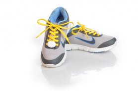 Colorful shoe laces - LED yellow