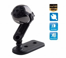 Micro Camera BUONG HD 2x2cm + paggalaw ng paggalaw + IR LED