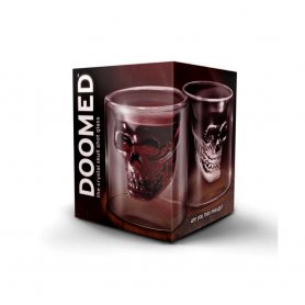 Vasos de calavera - Juego de cristal para beber whisky - Cabeza de calavera