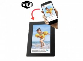 Marco de fotos digital con WiFi: pantalla de 7 "+ memoria de 8GB y control de aplicaciones móviles