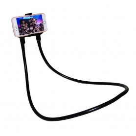 Lalagyan ng telepono sa leeg sa paligid ng leeg - lazy neck mobile holder - 3in1 flexible at rotatable nang 360°