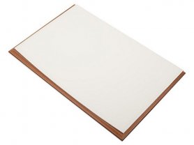 Luxury desk mat - Leather and wooden made for office