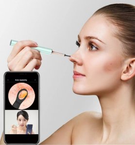 Čistenie ucha + pokožky (pleti) s kamerou FULL HD - Wifi app cez smartphone (iOS / Android)