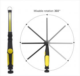 LED-arbetsljus - multifunktionell lampa 360° vridbar + magnetstativ