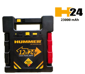 Najvýkonnejší autoštartér Hummer H24 23000 mAh pre motory 7L benzín/6L diesel