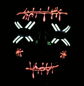 LED movie party face mask - HANNIBAL