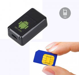 Lokalizator GPS z aparatem - nagrywanie dźwięku i wideo na karcie micro SD