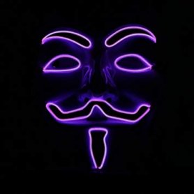 Masque Vendetta LED - violet