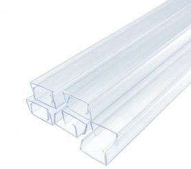 50 cm - Kunststof montagerail voor lichte ledstrips