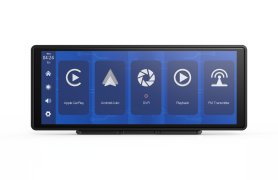 터치 스크린 LCD 자동차 모니터 10인치 이미지 미러링 WiFi + 블루투스 + FM + 2개 카메라