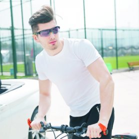 Bicycle goggles Photochromic with a wide range of accessories