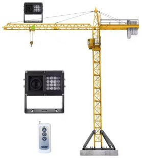 Kran kamera - 18x optički zum + IR LED 15x do 50m sa IP68 + daljinski upravljač