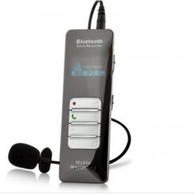 Enregistreur audio avec 8 Go + Bluetooth + l´enregistrement des appels