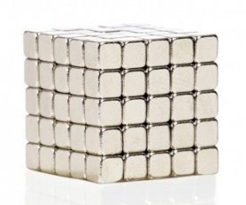 Magnetische kubussen - zilver