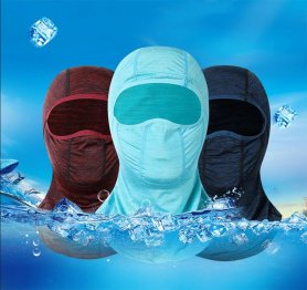 Balaclava untuk perlindungan wajah (topeng muka) - warna kelabu
