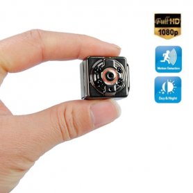 Micro FULL HD camera na may paggalaw ng paggalaw at 4 IR LED