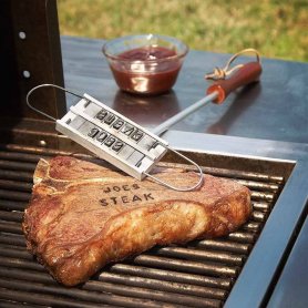 Tampon à viande - Tampon BBQ pour steak avec 55 lettres - Fer à marquer