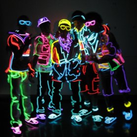 Party Neon Wire 2,3mm + El Inverter 2x 1,5V AA - 10x pakovanje