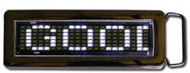 Led Belt - White Metalic Frame