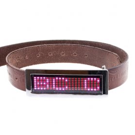 Flashing Belt Buckle - Ungu