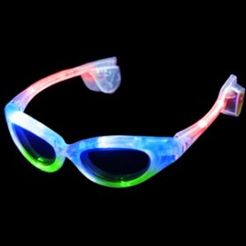 Cermin mata hitam LED - pelbagai warna