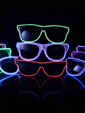 Luminoso estilo Gafas Camino Ferrer - Rojo